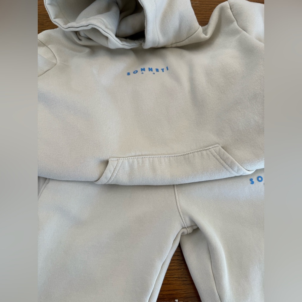 Kids' Cream Chino Set